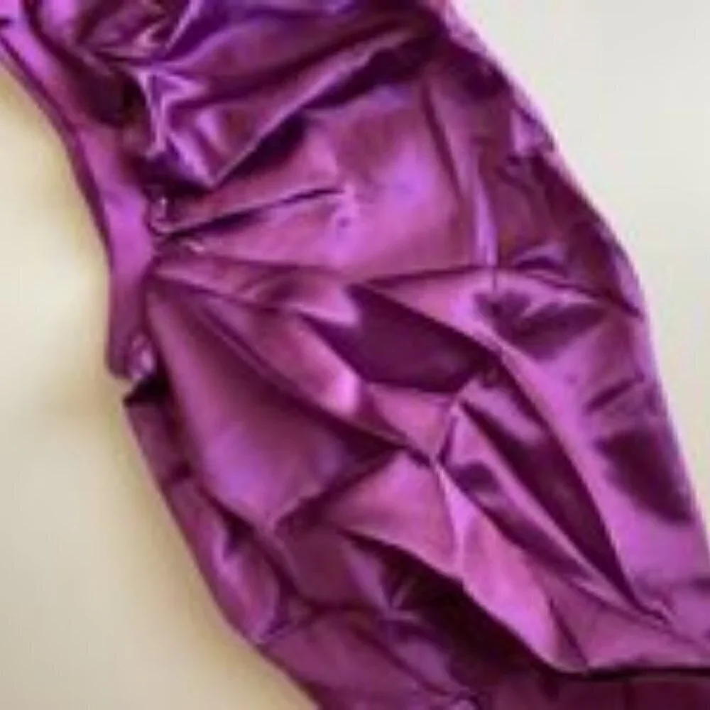 LONG BONNET NIGHT CAP PURPLE SLEEP CAP